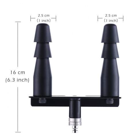 Hismith Sex Machine Adapter For Vac U Lock Dildo,Double Connector