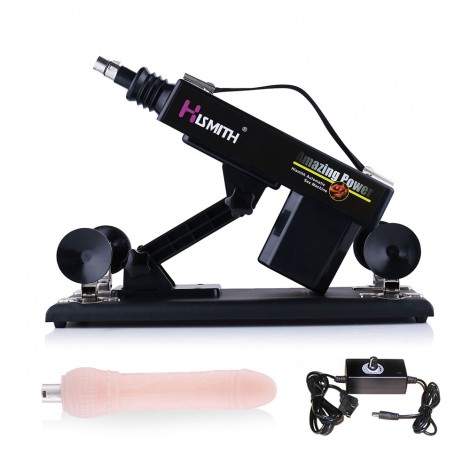 Hismith Upgrade Sex Machines Working with Jelly Realistic Dildo