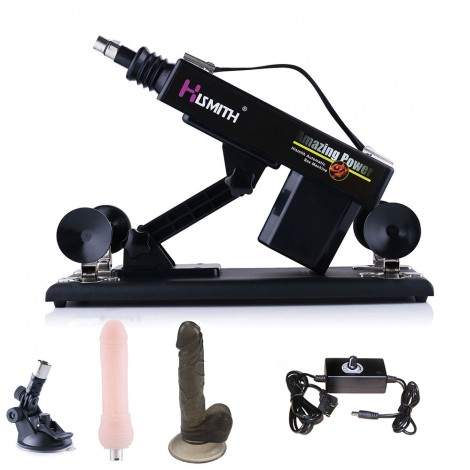 Hismith Upgrade Sex Machines Working with Jelly Realistic Dildo