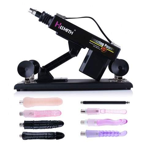 Hismith Upgrade Sex Machines Working with Jelly Realistic Dildo