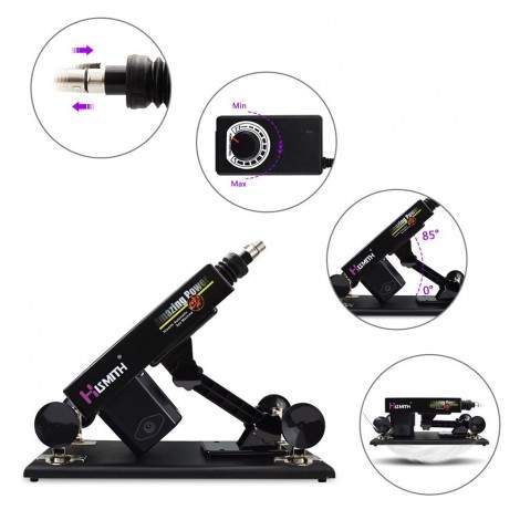 Hismith Upgrade Sex Machines Working with Jelly Realistic Dildo