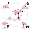 Hismith Adjustable Speed Automatic Love Machine - Pink - For 3XLR Connector
