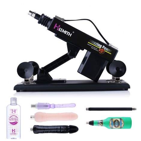 Hismith Upgrade Sex Machines Working with Jelly Realistic Dildo
