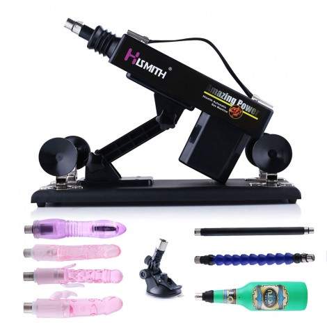 Hismith Upgrade Sex Machines Working with Jelly Realistic Dildo