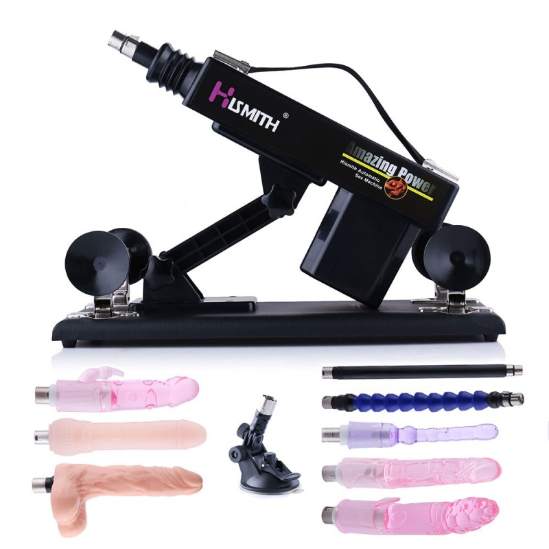 Hismith Masturbation Machine 0-85°Adjustable Automatic Love Sex Toys For Female Retractable Dildo With 9 Attachments Hismith Masturbation Machine 0-85°Adjustable Automatic Love Sex Toys For Female Retractable Dildo With 9 Attachments