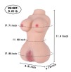 SINLOLI 2.3kg Lifelike Mini Sex Doll for Male Masturbator, Adult Toy Women Torso Sex Toy with Skeleton Pussy Ass TPE Doll SINLOLI 2.3kg Lifelike Mini Sex Doll for Male Masturbator, Adult Toy Women Torso Sex Toy with Skeleton Pussy Ass TPE Doll