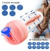 Virgin Pocket Pussy, 5 Suction Strengths and 10 Vibration Modes Automatic Male Masturbator Cup with Hymen for Men Masturbation