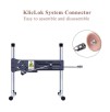 10.2" Slight Curved Vibrating Silicone Dildo For Hismith Sex Machine With KlicLok System - Master Series