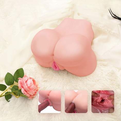 SINLOLI Realistic Ass Male Masturbator with Sucking and Vibrating Device for Intense Stimulation
