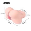 SINLOLI Realistic Ass Male Masturbator with Sucking and Vibrating Device for Intense Stimulation