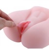 SINLOLI Life Size Pussy Anal Ass Doll, 3D Realistic Male Masturbator for Male Masturbation