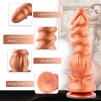 Realistic Dildo, 9 Inch Spiral and Muscle Premium Silicone Giant Penis with Strong Suction Cup for Hands-Free Realistic Dildo, 9 Inch Spiral and Muscle Premium Silicone Giant Penis with Strong Suction Cup for Hands-Free