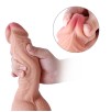 SINLOLI Double Layered Silicone Dildo with Suction Cup, 9 Inch /22.9cm , 16.75 Ounce / 475g