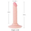 SINLOLI Small Dildo with Suction Cup is Perfect for First-Time Users ,with Storage Bag,