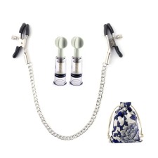 SINLOLI Nipple Clamps and Nipple Suckers with Storage Bag
