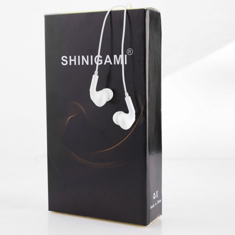 SHINIGAMI Wired Earbud, Headphones with 3.5mm Plug, Compatible with iPhone and Android Smartphones, iPad MP3