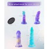 Sex Machine, Sinloli Remote Controlled Ukulele Love Machine Device, with Wildolo Silicone Dildo Attachments,
