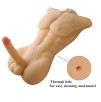 SINLOLI Love Doll Sex Doll Torso,Premium Sex Toys (Flesh )