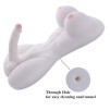  SINLOLI Love Doll Sex Doll Torso,Premium Sex Toys for Men Women and Couples (White)