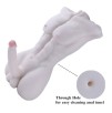 SINLOLI Love Doll Sex Doll Torso,Premium Sex Toys (White)
