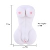 SINLOLI Love Doll Sex Doll Torso,Premium Sex Toys (Flesh) 
