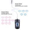 10 Frequency Vibrating Modes and 5 Sucking Modes USB Charging Device for Male Masturbator and Pussy Ass Sex Toy