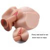 SINLOLI Realistic Pussy Anal Ass Male Masturbator with Sucking and Vibrating Device for Intense Stimulation